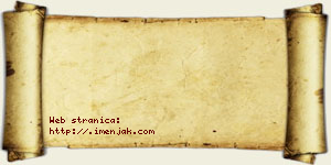 Mia Radmanović vizit kartica